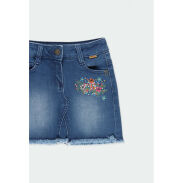 Boboli 431075-blue Jeansowa spódnica  dla dziewczynki granatowa