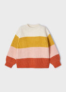 MAYORAL  4306-027 Sweter w paski dla dziewczynki