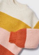 MAYORAL  4306-027 Sweter w paski dla dziewczynki