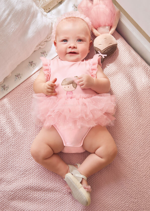 MAYORAL 1732-065 Body tutu z opaska dla dziewczynki 