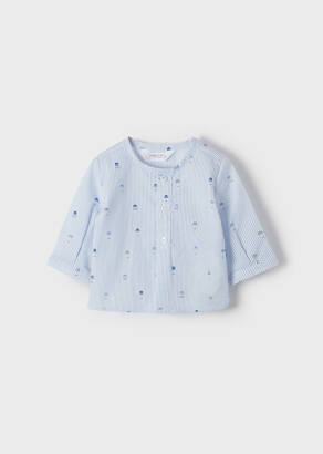 MAYORAL Błękitna koszula dla chłopca 1183-035