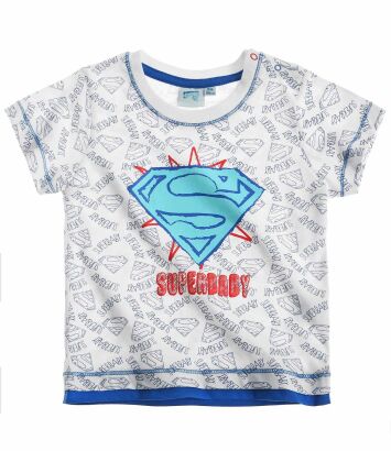 Superman Koszulka z krótkim rękawem biała 
