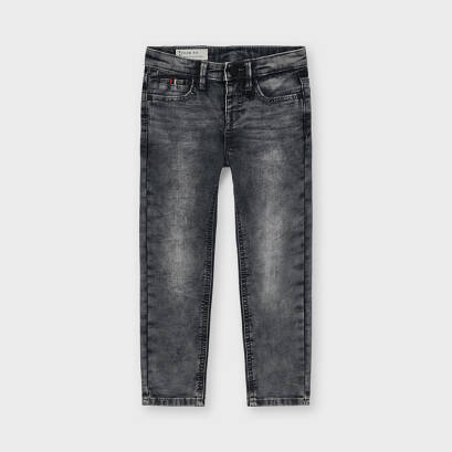 MAYORAL Szare spodnie jeansowe dla chłopca 3572-010