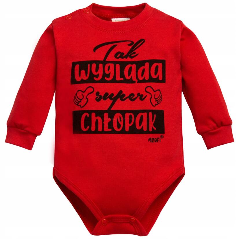 Body dla chłopca z długim rękawem 