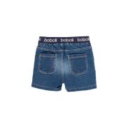 BOBOLI 304085-blue Krótkie spodenki z gumowym paskiem 