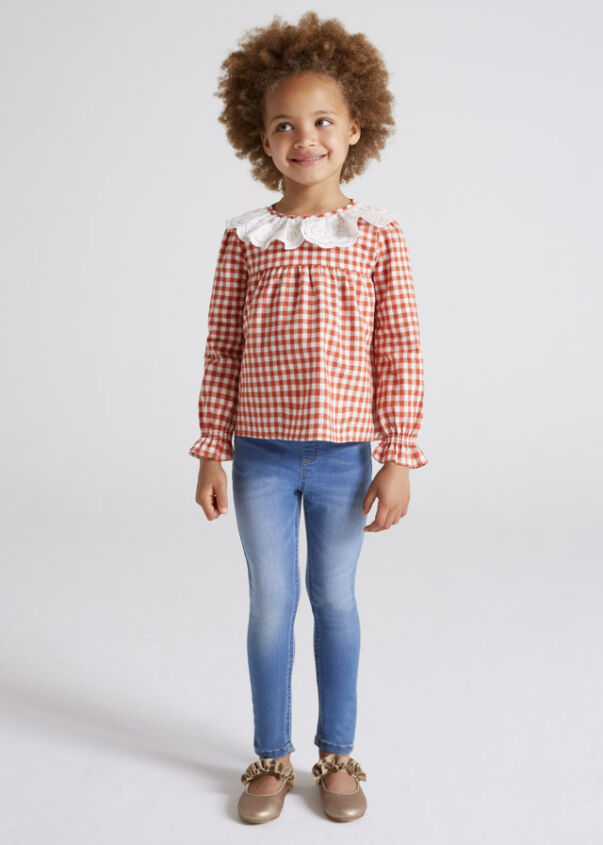 MAYORAL 577-091 Spodnie jeans basic dla dziewczynki