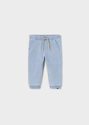 MAYORAL Spodnie jogger dzianina denim dla chłopca 1520-022