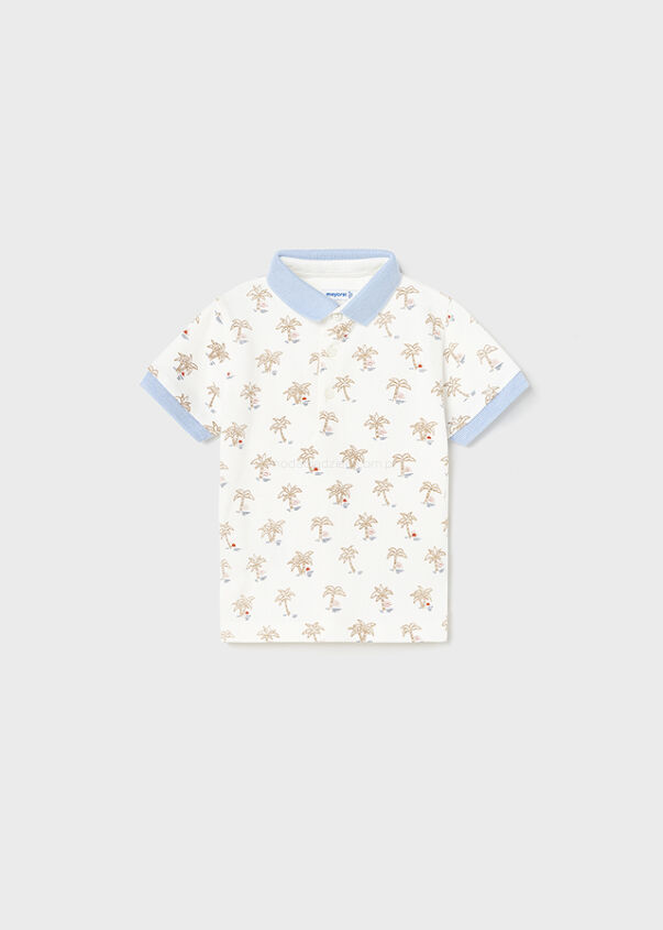 MAYORAL Polo chłopięce nadruk palmy 1106-061