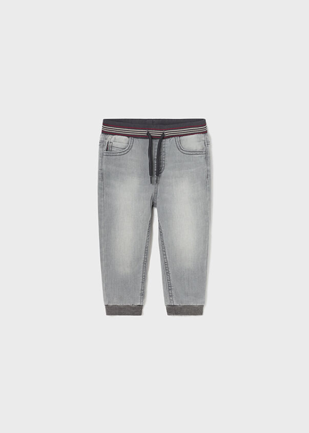 MAYORAL 1522-068 Chłopięce spodnie jogger soft denim 