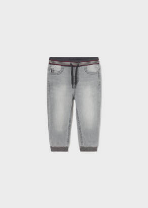 MAYORAL Chłopięce spodnie jogger soft denim 1522-068