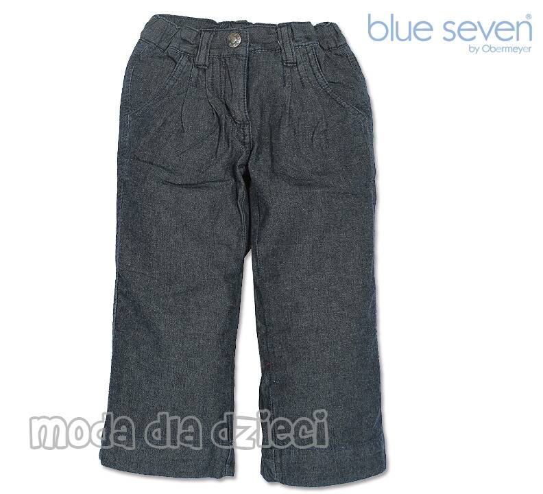 BLUE SEVEN 73488x Spodnie z tkaniny dla dziewczynki granatowe
