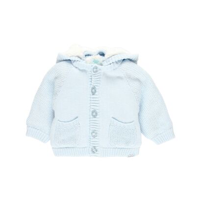 BOBOLI Ciepła niebieska bluza dla chłopca 103150-2000