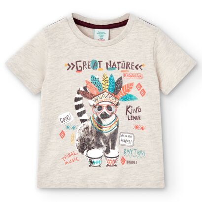 BOBOLI T-shirt dla chłopca "szop "  326056-7402