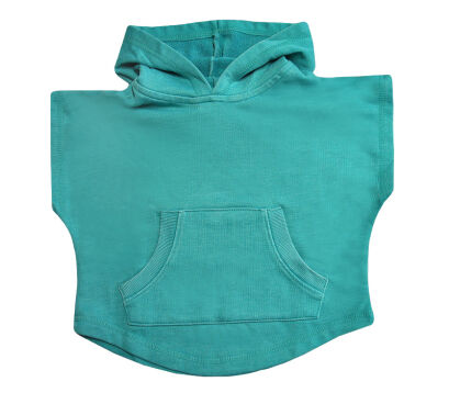 BLUE SEVEN Dziewczęca bluza ponczo z krótkim rękawem 717517X-667